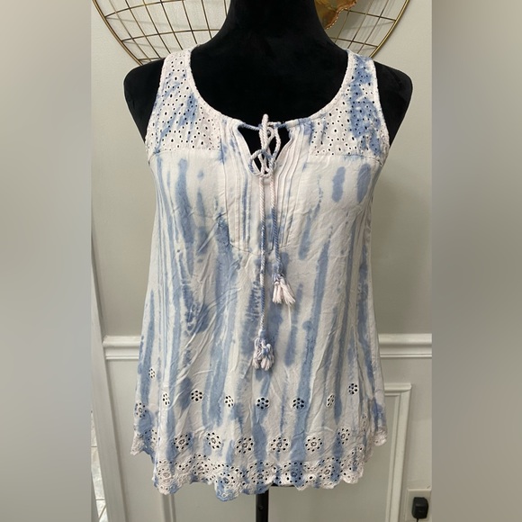 Knox Rose Tops - Knox Rose | Tie-Dye Flowy Sleeveless Top